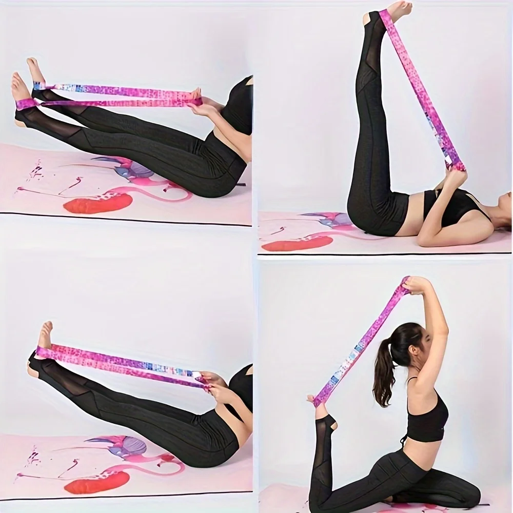 Yoga Mat Bundle Rope Adjustable Strap Stretch Fixed Portable Storage Items Sports Fitness One Strap Multi-Use Stretching