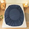 2 People Luxury Double Bed Bed Sheet Elastic Fitted Sheet Mattress Cover Couple Bed Linen 120/150/180/220x200 Bedding Queen King 6