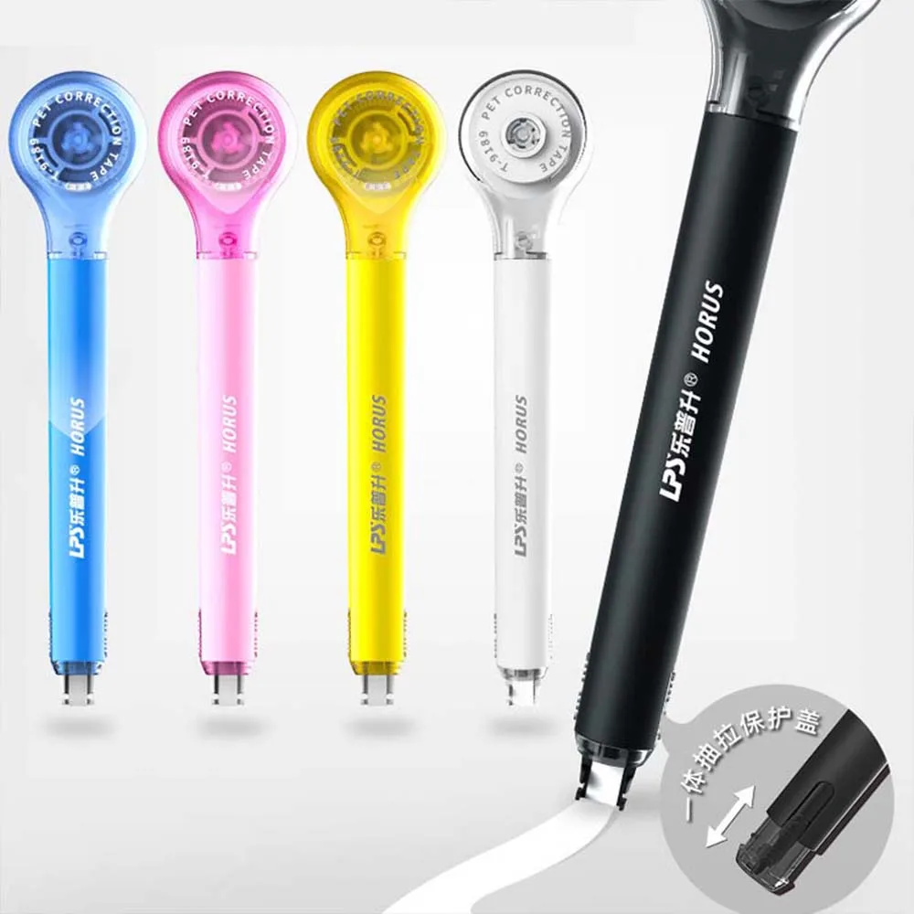 Correction Tape Kawaii Correction Creative Pen Shape Correction Tape Cute Colorful Corrector Tape Error Tools Stationery 5mm*6m