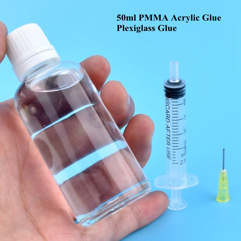 50ml Pmma Tube Acrylic Glue Nontrace Rapid Curing Plexiglass Adhesive For Acrylic Pipe Joint