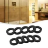 Rubber Washers Seals Shower Hose Washers 1/2 Inch Black Flat Rubber Washers Assortment Kit Tap Sealing Rings Rubber Hose Washer 5