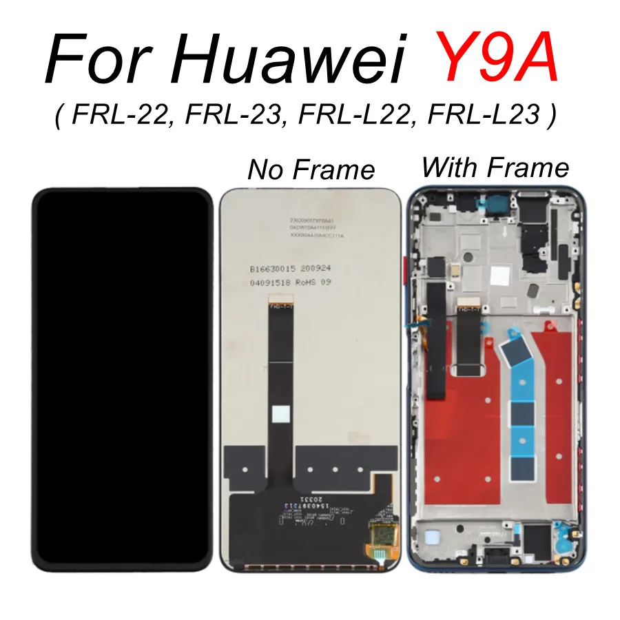 Original For Huawei Y9A LCD Display Touch Screen Digitizer Panel