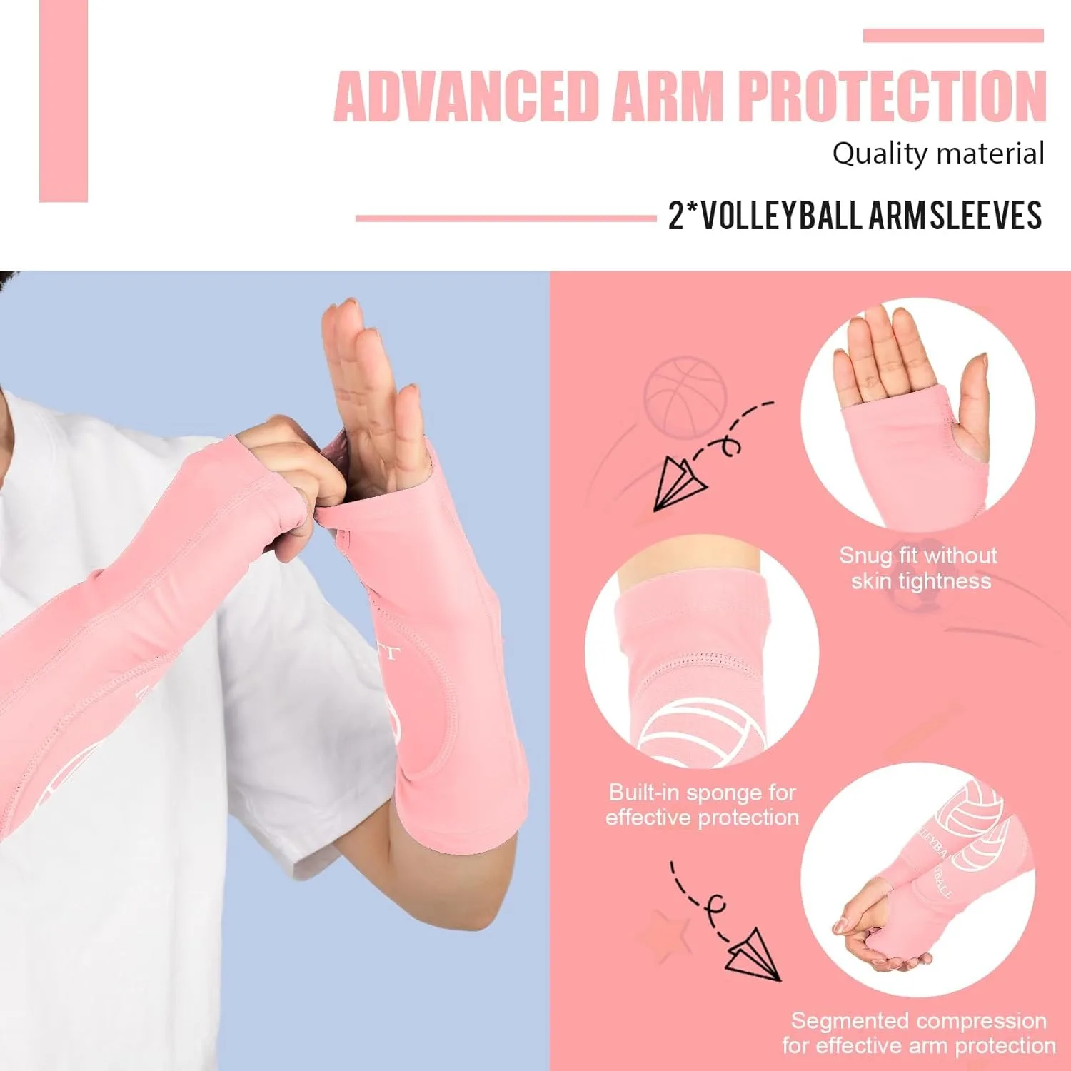 Youth Volleyball Arm Sleeves 4