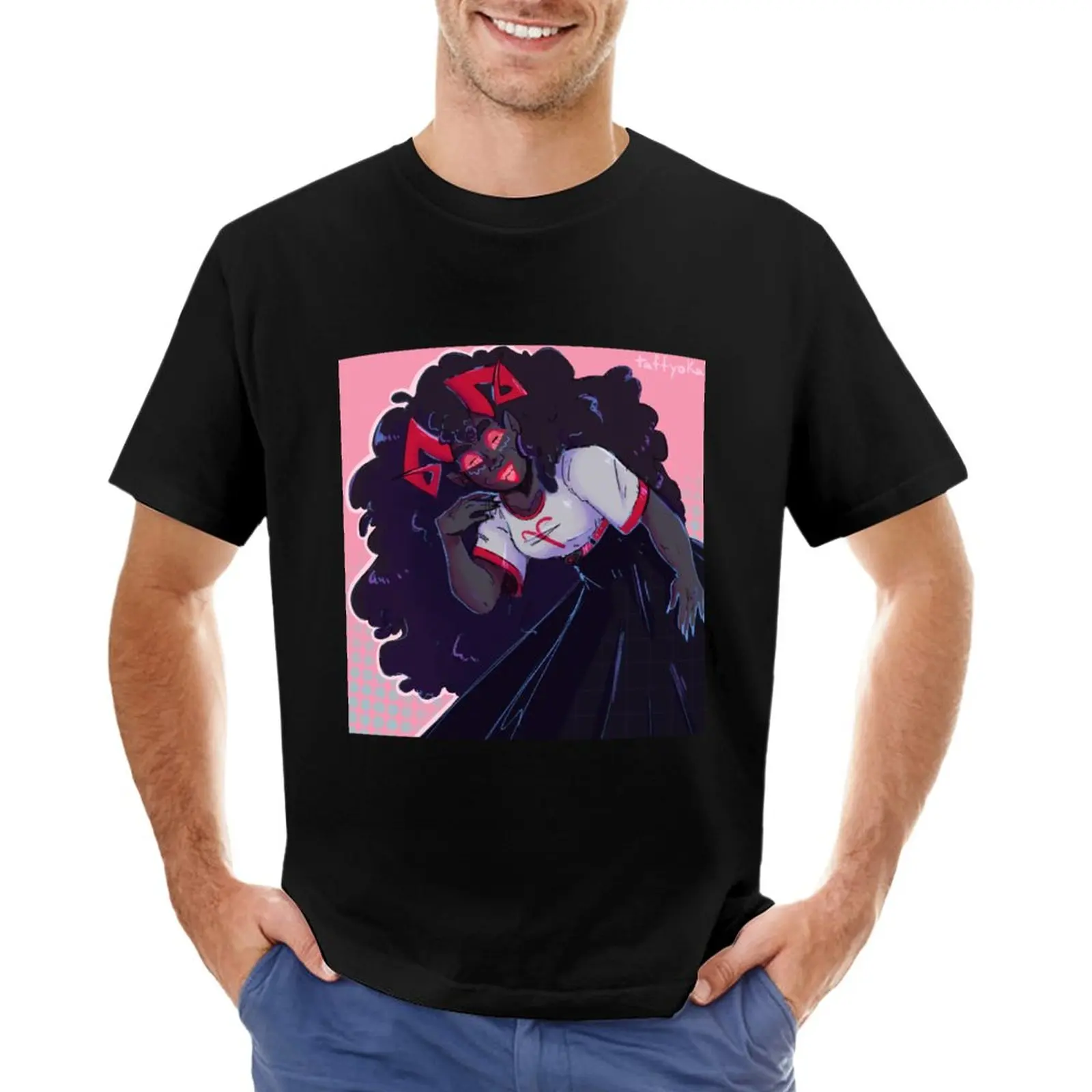Aradia T-Shirt Customizeds Anime Mens Plain T-Shirt