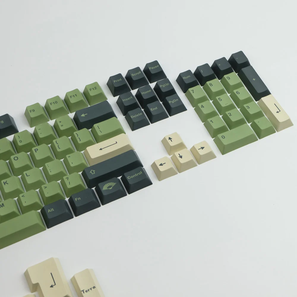 Cherry Profile Keycap com Iso Enter 7u Barra de Espaço Sublimação Pbt Dye Gmk Tra Keycaps Hhkb Poker 140 Teclas por Conjunto - Imagem 3