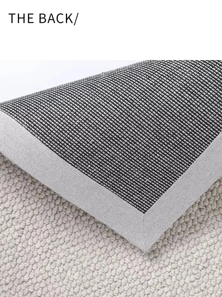 New Zealand Imported Wool Carpet For Living Room Decoration Home Rug For Bedroom Modern Solid Sofa Coffee Table Floor Mat 6