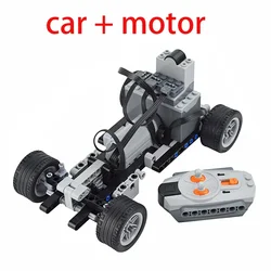 High-Tech Drive Car Suspension & Steering System Building Kit Toy Brick (Car and motor)