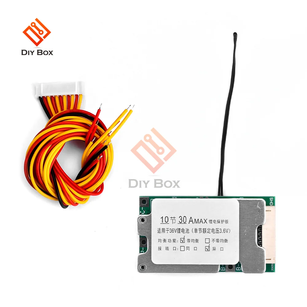 Carte De Protection De Batterie Li-ion 36 V 35 A 10S Avec Fonction D
