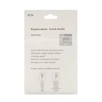 4pcs For Oral-B Cross Action Power 3733 4732 Replacement Electric Toothbrush Heads Clean Tooth Brush Heads Soft Bristle Nozzles 2
