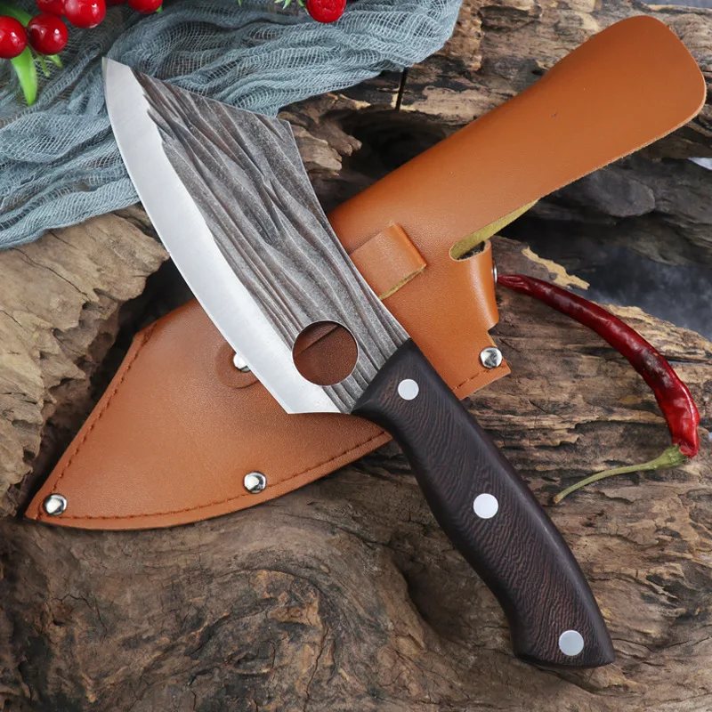 

Kitchen Hunting Knife Forged Butcher Boning Knife for Slaughter of Pigs Sheep and Fish Deboning Meat Cleaver Bone Chef Knife