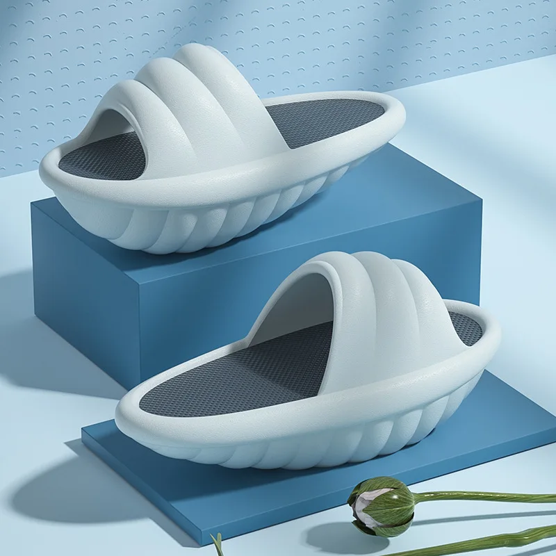 New Fashion Women's Slimming Leg Sport Shoes Home Yoga Fitness Massage Rocking Sculpting Hip Lose Weight EVA Slipper