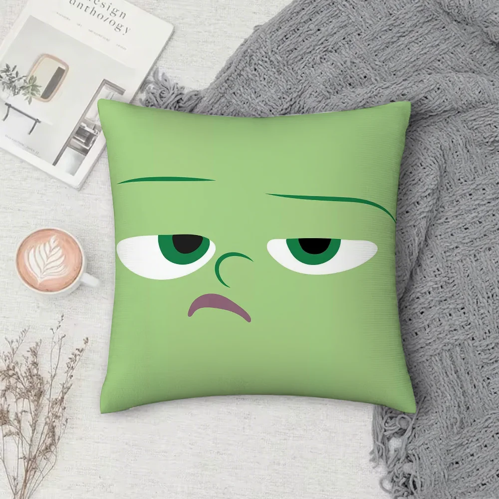 CARTOON ANGRY EYES Kissenbezug, quadratisch, doppelseitiger Druck, kurzer Plüsch-Sofa-Kissenbezug, Schlafzimmer-Nachttischkissen – Detail 9