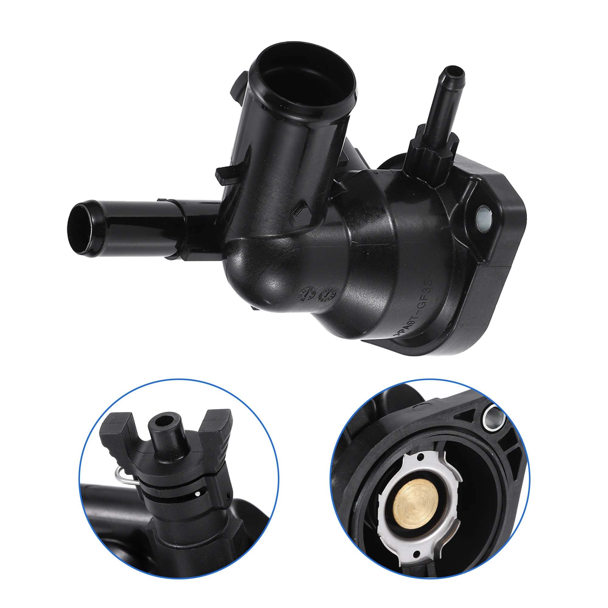 X Autohaux Car Engine Coolant Thermostat Housing Assembly 16031-21010 for Toyota Prius c Sedan Hatchback 2012- Accessories