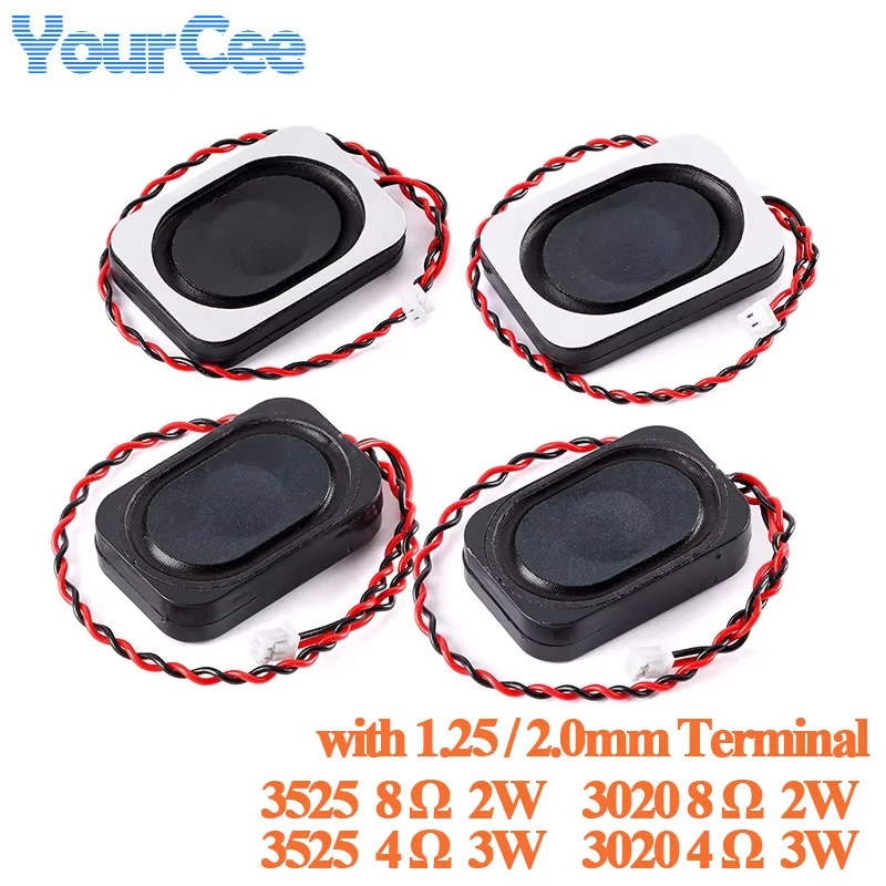 Mini Plug Speaker Mini Speaker 2pcs/1pc 3525 3020 4 ohm 3w 8 ohm 2W 3525 2030 Cavity 4&Omega; 8&Omega; 3W Bluetooth-compatible for Notebook Computer