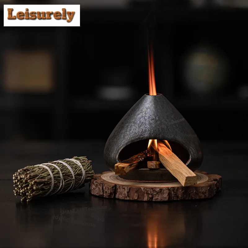 Sugar Bean Incense Holder Mist Smoking Steamers Incense Burners Aromatherapy Smell Distributor Censer Chinese Tea Set Craft Gift
