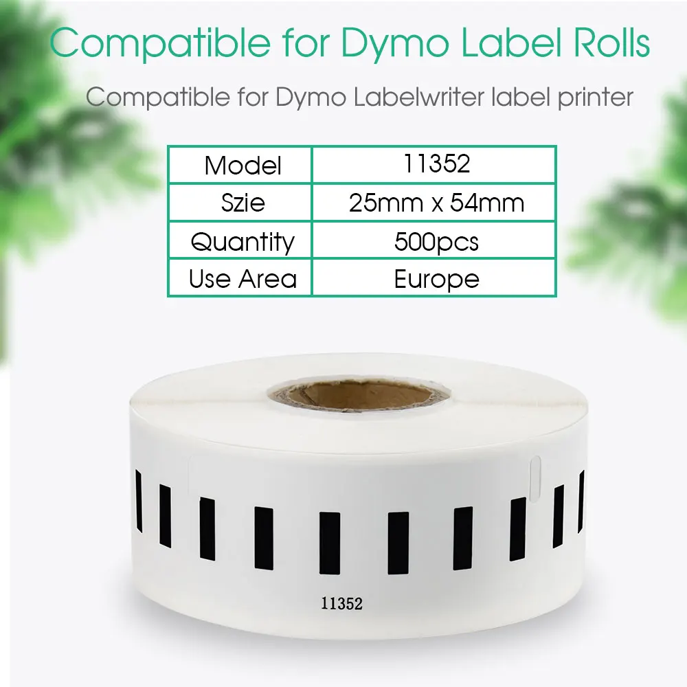 Lot 40 Rouleaux étiquettes Adresse Étiquettes Compatibles Pour Dymo Labelwriter/Seiko - 36mm X 89mm Ref 99012 Lot De 10 Adhésif Permanent