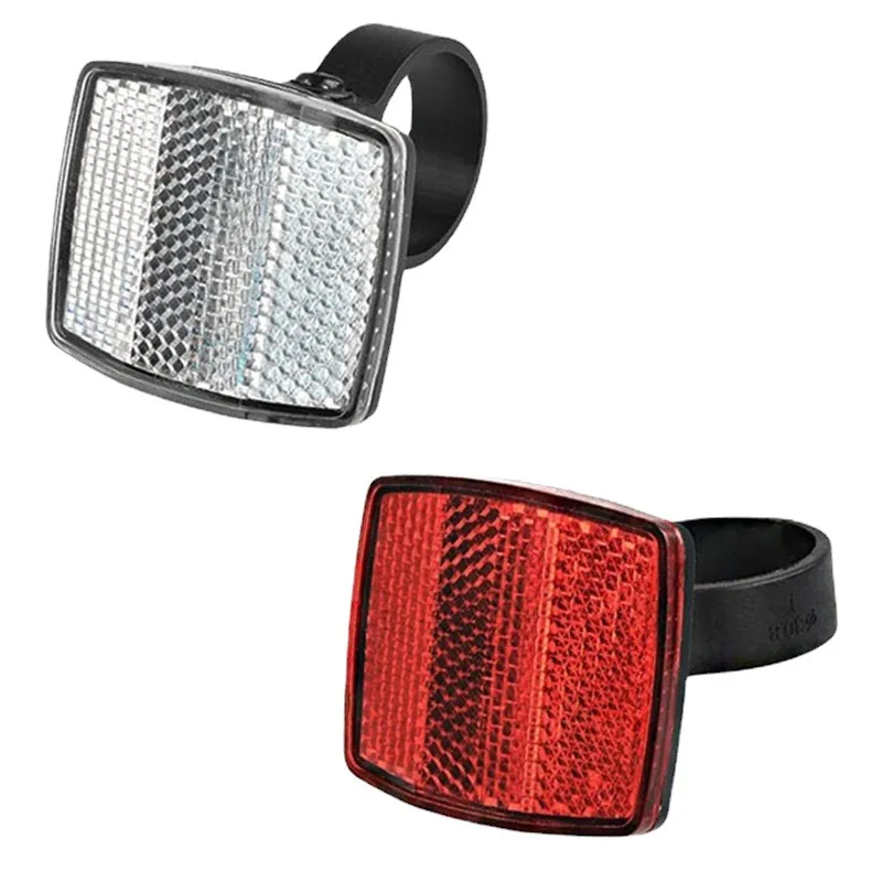 Tube Réfléchissant Pour Pédales De Vélo | Accessoire De Sécurité Jaune En Plastique