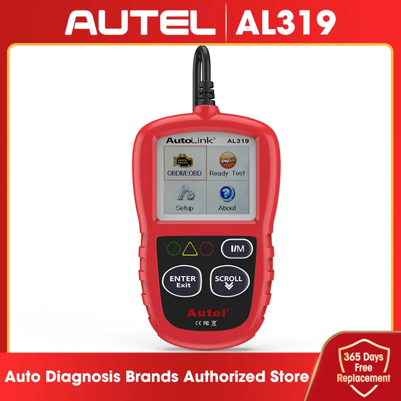 Autel Al319 Obd2 Can Code Reader Auto Car Diagnostic Tool Visualizza Freeze Frame Data Obdii Obd 2 Scanner Automotive