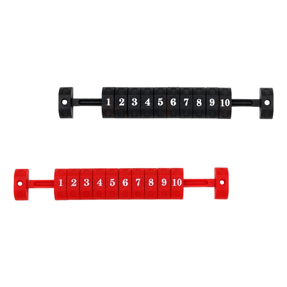 2 Pcs Table Soccer Scorekeepers Plastic Exquisite Workmanship Foosball Counter Tracker for Football Game Supplies