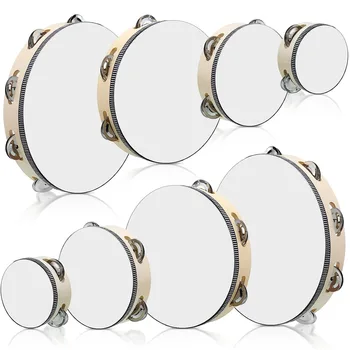 Wooden Tambourine Percussion Instrument 1