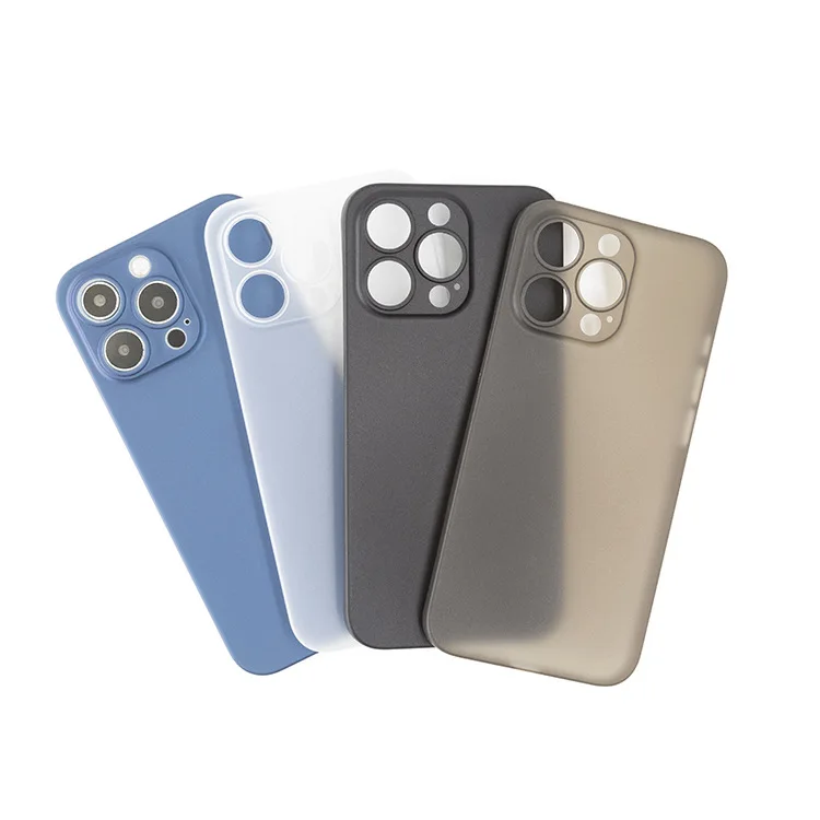 Sleek Matte Transparent Phone Case - Ultra Thin Design