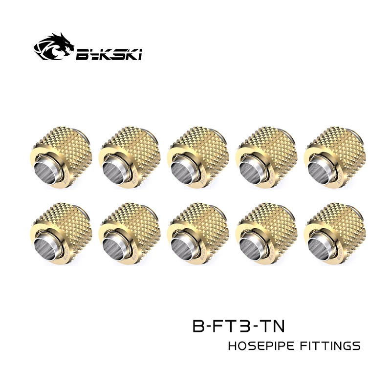 Bykski 10 Peças Lote Uso de Montagem Dentro Diâmetro 10 mm Mais Diâmetro Externo 16 mm ou Id12.od12.7 mm Mangueira id x od Tubo Conector - Imagem 3