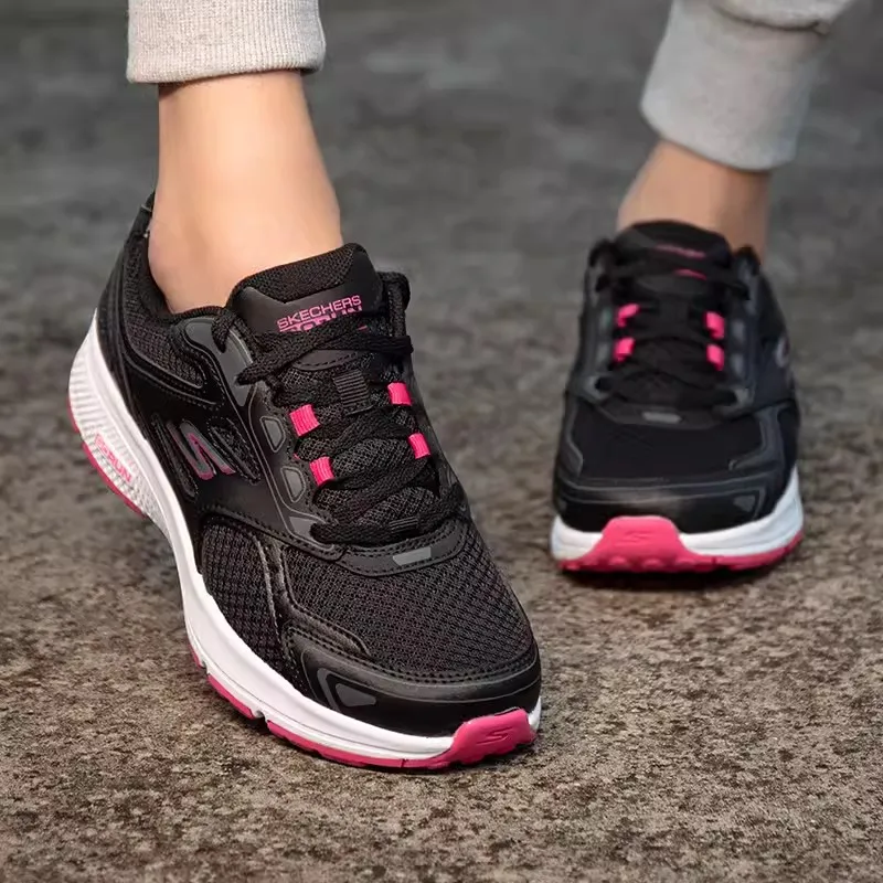 Skechers Women's sneakers Summer breathable mesh casual running shoes Lightweight cushioned jogging shoes