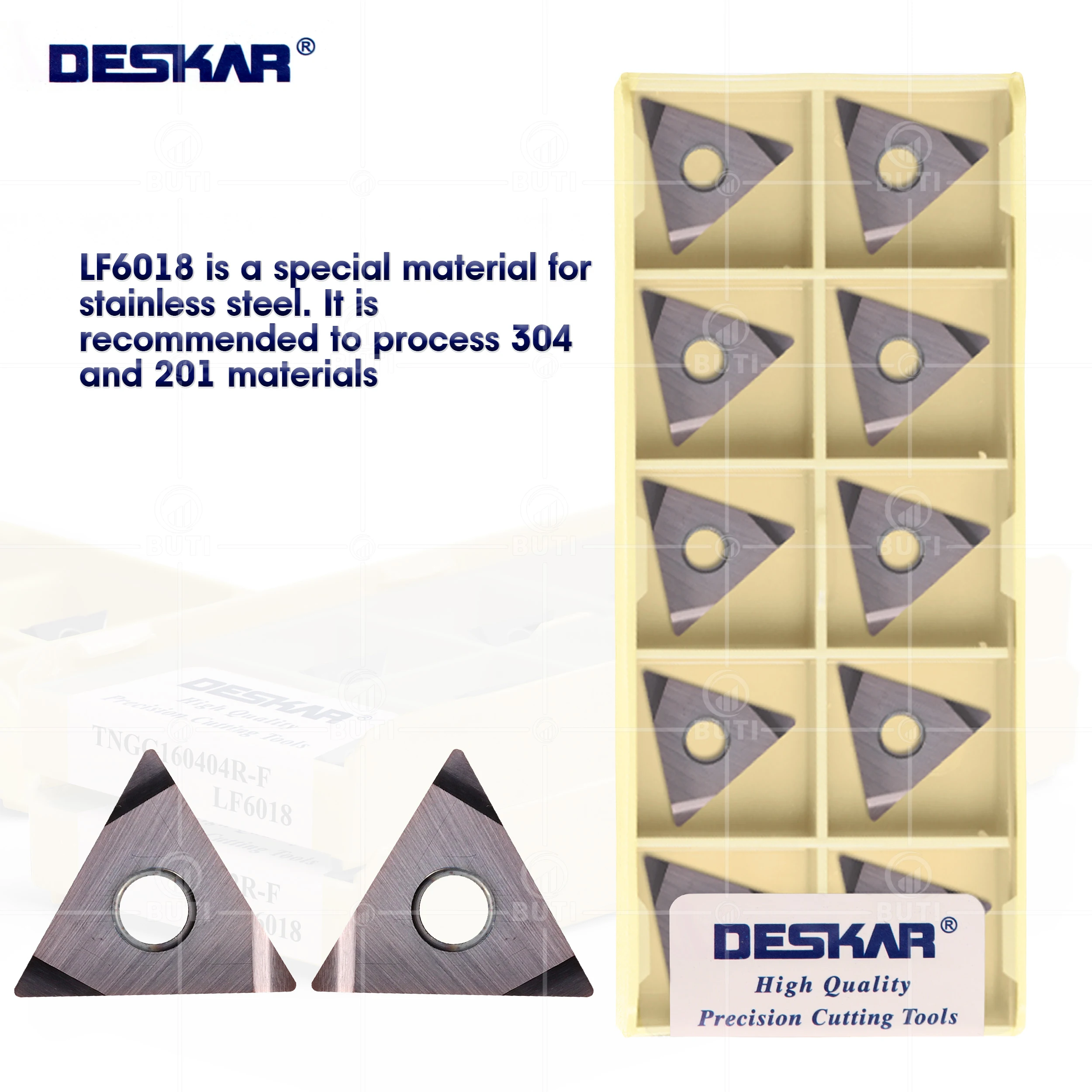 DESKAR100OriginalTNGG160402TNGG160404LFRFLF6018CarbideInsert