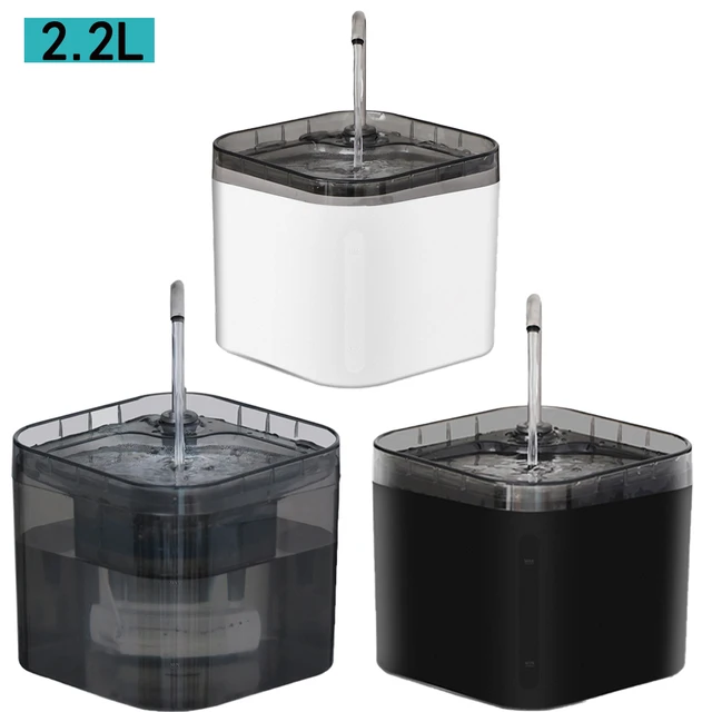 Cat Water Fountain Pet Water Dispenser for Cats Dogs Inside 1Filters&Ultra-Quiet Pump 2.2L/74oz Dog Cat Dringing Fountain
