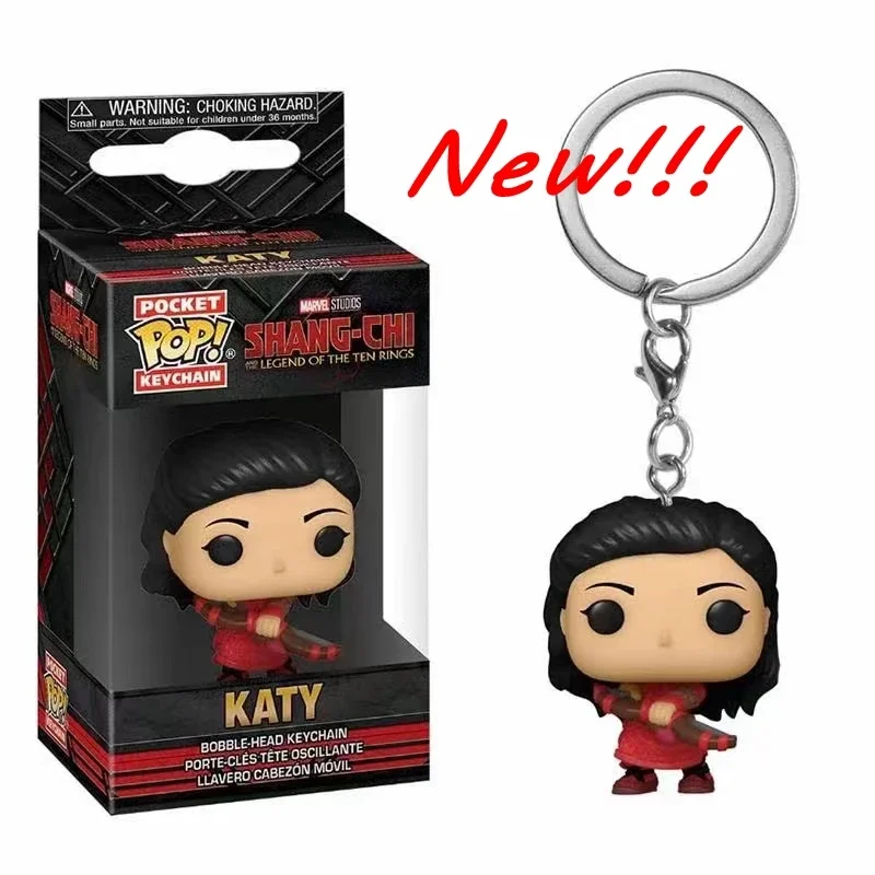 Il Più Nuovo Arrivo Funko Pop Portachiavi Marvels Studos Shang-Chi Katy Bobble-Head Action Figure Toys