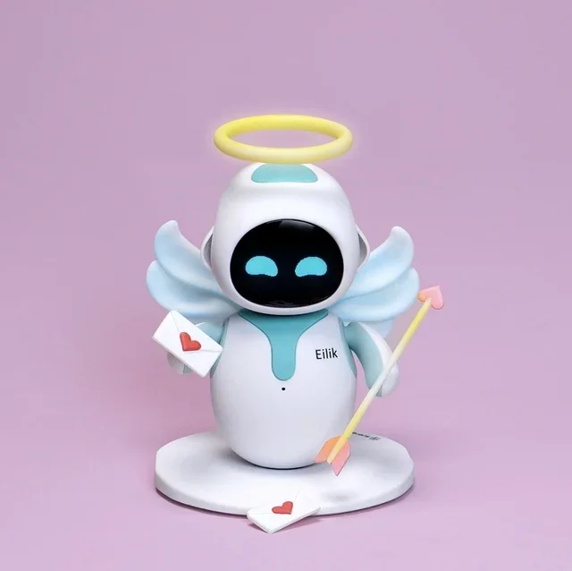 Eilik Robot Toy Smart Companion Pet Robot Desktop Toy Desktop Companion Robot Blu E Rosa