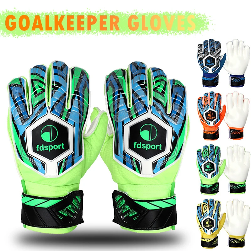 

Goalkeeper Gloves Premium Quality Football Goal Keeper Gloves Finger Protection Football Supplies For Youth Adults WHStore