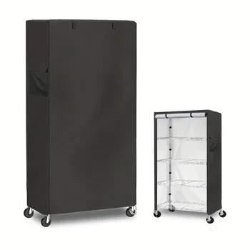 Waterproof Bracket Cover, Heavy Duty Dustproof Storage Wire Cover with Zipper,  Only Cover, Wire Racks for Outdoor Storage