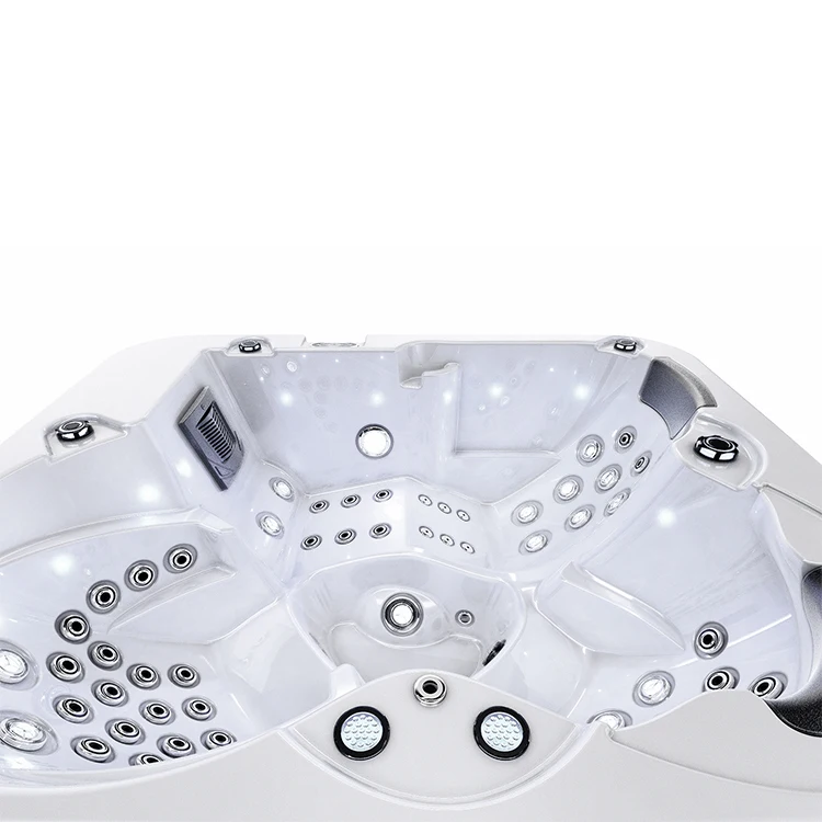 Hot tub supplier 3 personnes garden whirlpool spa vasca idromassaggio da esterno 4
