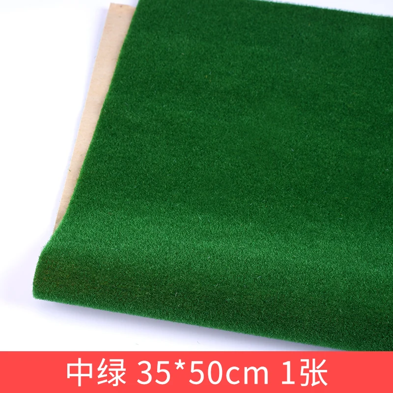 Diy Building Sand Table Model Tree Scene Landscape Production Material Model Lawn Football Field Turf Paper  Miniature Building 6