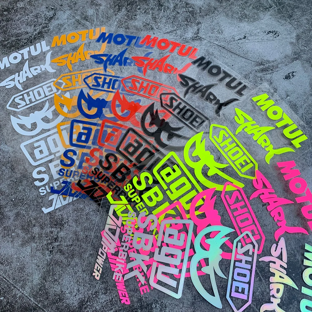 Reflective Helmet Motorcycle Tank Decals Stickers for YAMAHA various motorcycles various bands on the run 1 cd