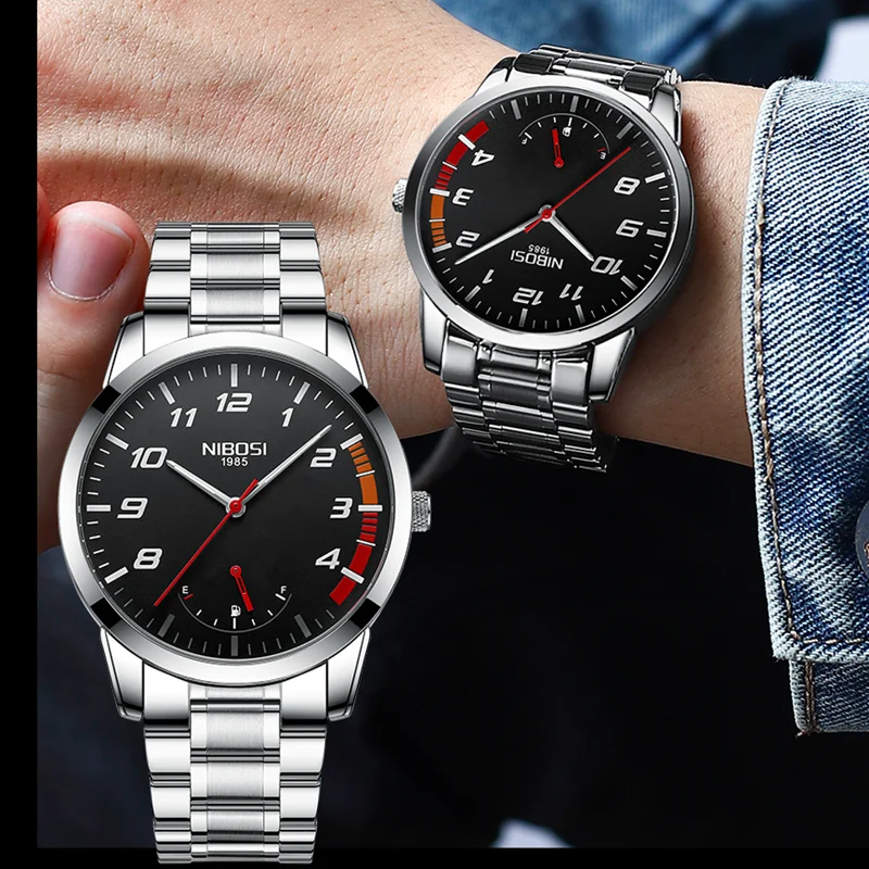 Male Quartz Watch for Men Business Watches Luminous Military Waterproof Car Wheel Clock_voghion.com