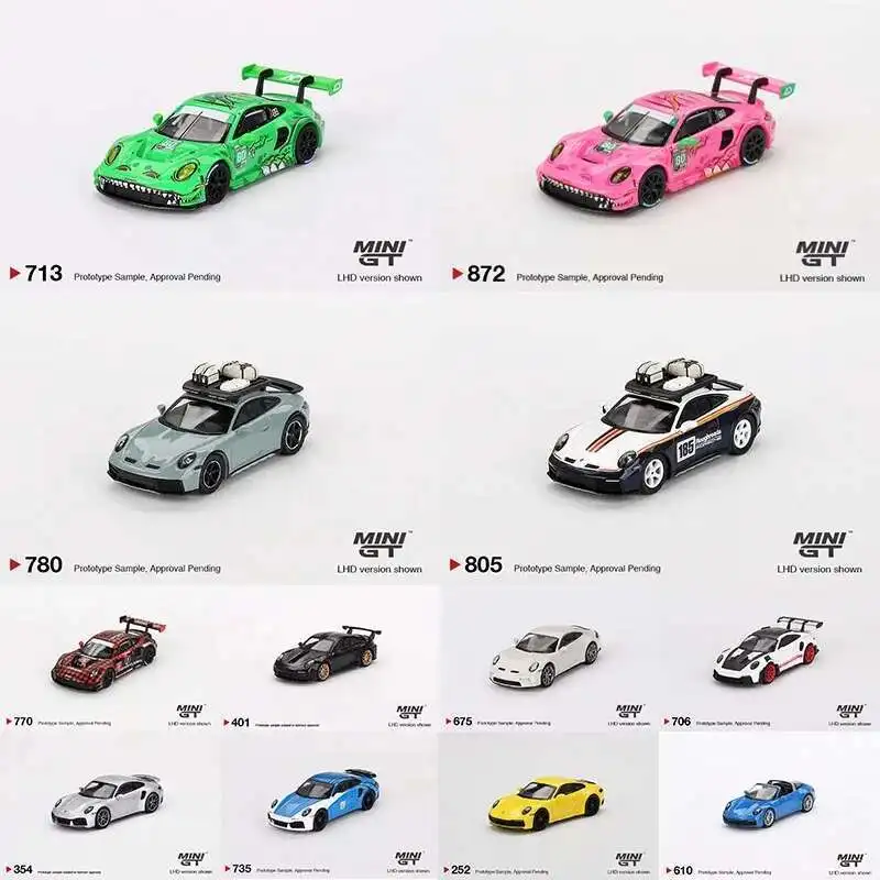 porscheGT3 マットブラックメタルカーミニカーペーパーウェイト【希少】 1/64 MINI-GT Liberty Walk Kenmeri Matt Black - LB-ONLINE STORE