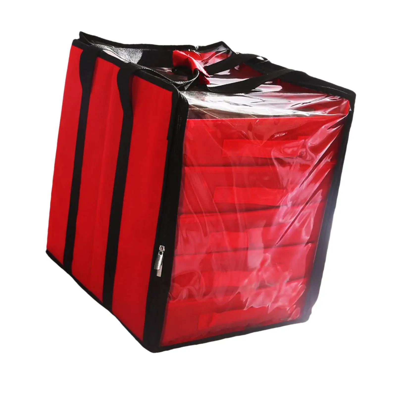 Christmas Ornament Storage Box Container Bin with Dividers Drawer Organizer for Fireplace