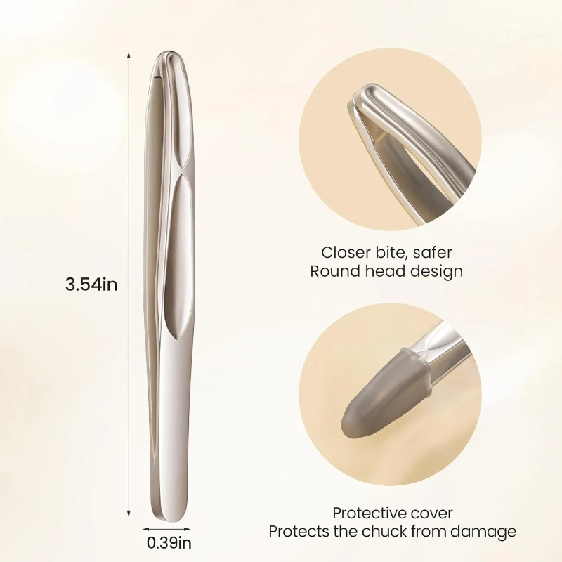 Stainless Steel Eyebrow Tweezers 4