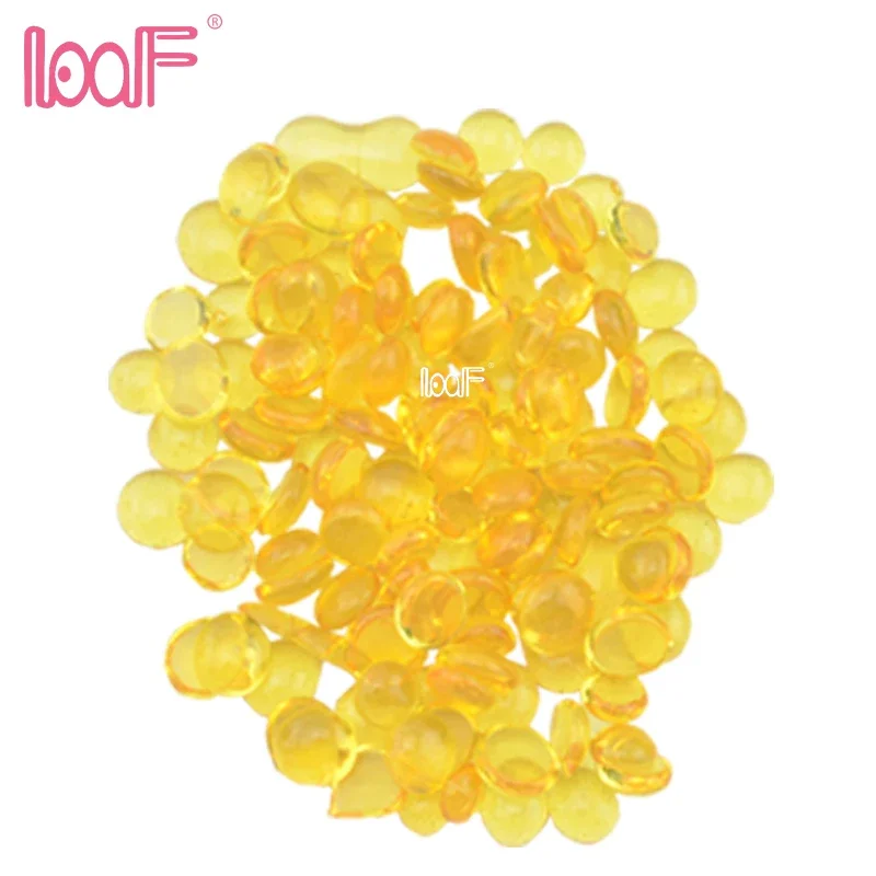 LOOF 100gram keratin glue granule/beads/grain for pre-bonded human hair extension hot glue sticks diy 3 colors available