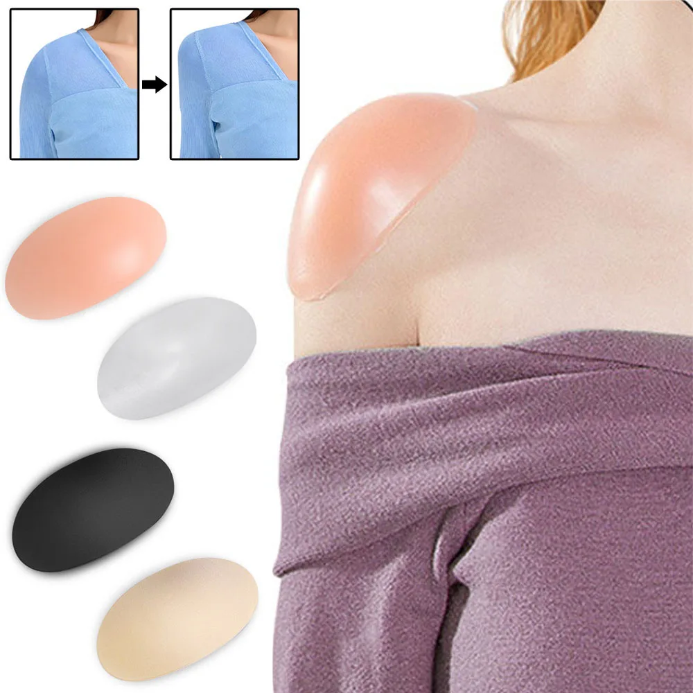 

1Paris Invisible Anti Slip Shoulder Pad Sticky Pad Shoulder Cushion Clothing Decoration Shoulder Enhancer Breathable Detachable