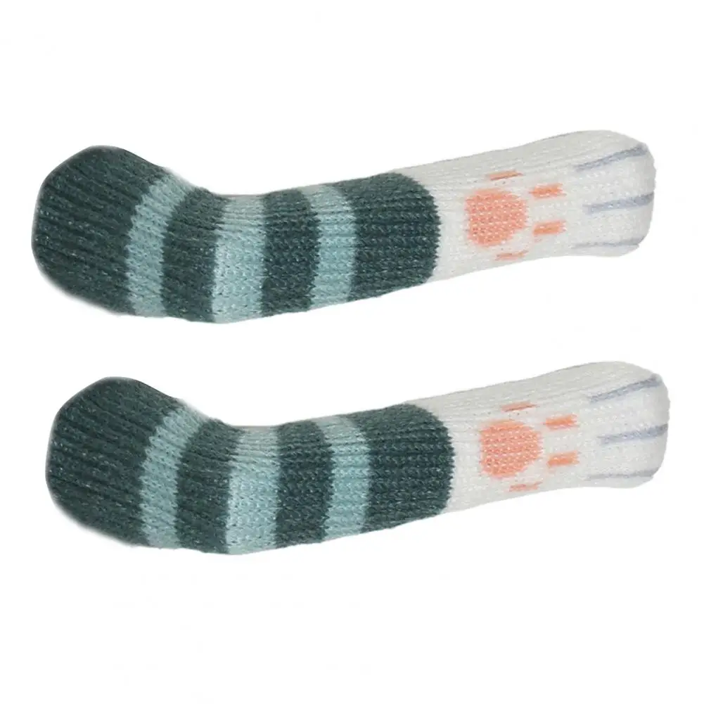 2Pcs Door Handle Anti-Collision Protective Sleeves Cat Claw Design Universal Anti-scratch Simple Installation Door Handle Covers
