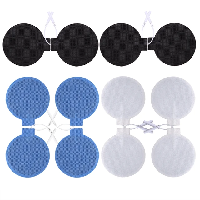 Non-woven  8.5cm Round Electrode Pads For Tens  Reusable Massage Sticker Health EMS Muscle Stimulator Acupuncture Massager 3