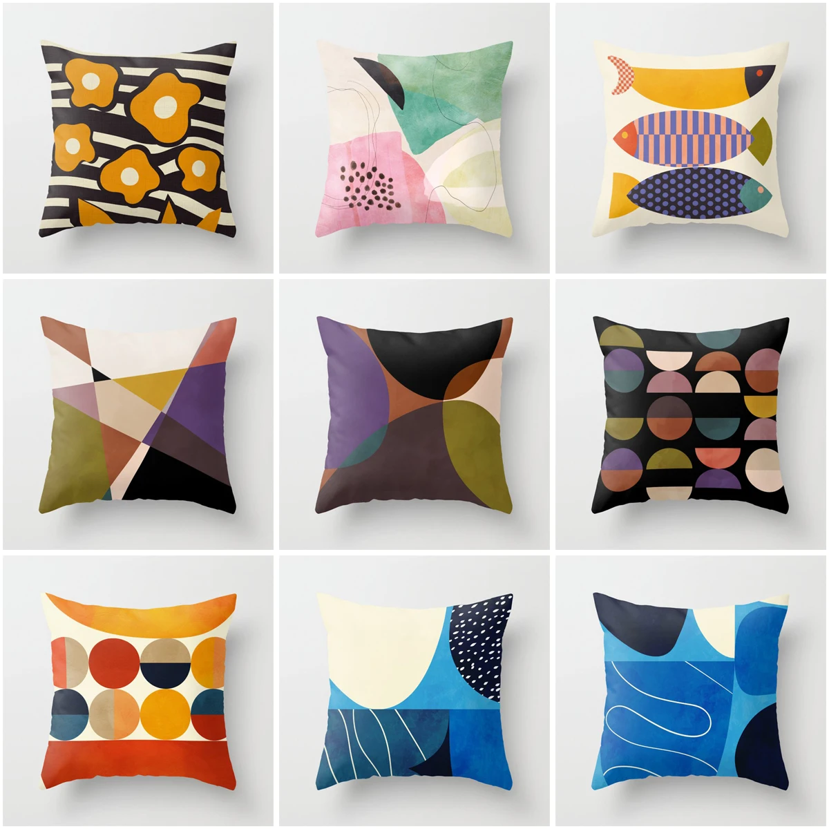 

decorative Home pillow case Cushion covers 45*45 nordic 40*40 40x40cm 60x60cm Irregular living room boho geometric abstraction