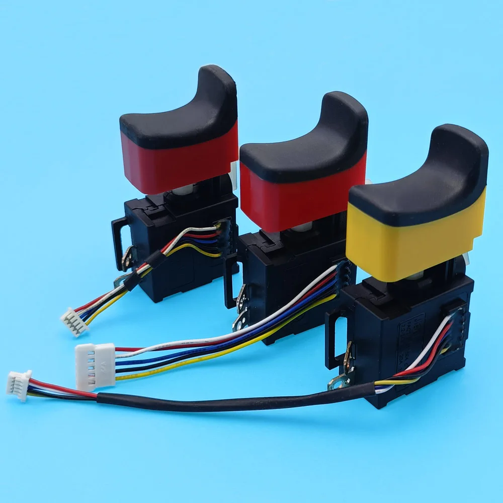 1pcs FA021A-69 스위치 5선 DC7.2-24V 20A 25A 전동 드릴 트리거 스위치 전동 공구 속도 제어 스위치 연결 어댑터