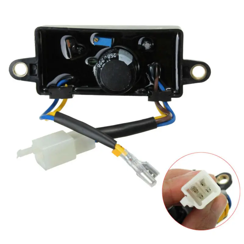 2KW~ 3.5KW DC 90V 2.5A Output Automatic Voltage Regulator AVR 250V 220uF Gas Generator Built-in Full-Wave Bridge Rectification