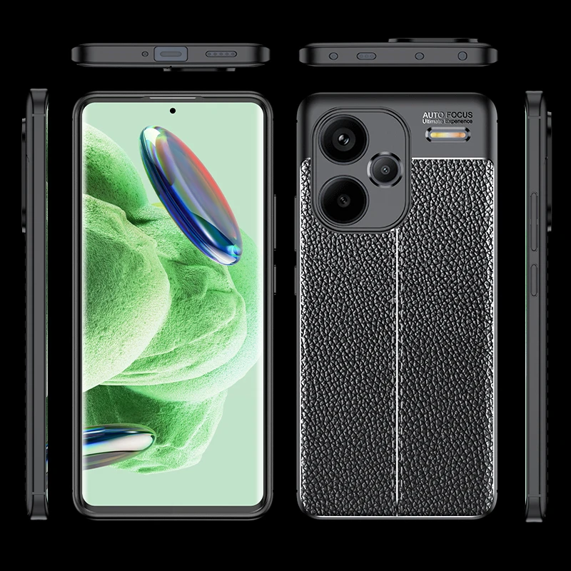 Redmi Note 13 Pro Plus, funda de silicona negra de 6,67 pulgadas, carcasa  trasera suave para Xiaomi Redmi Note 13 Pro + funda de teléfono Note13 Pro  Plus - AliExpress