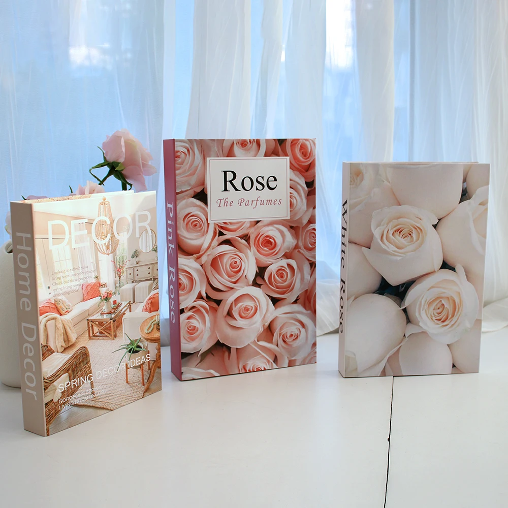 Set of 3 Decorative Faux Books for Home and Coffee Table Decor, Available in Various Sizes