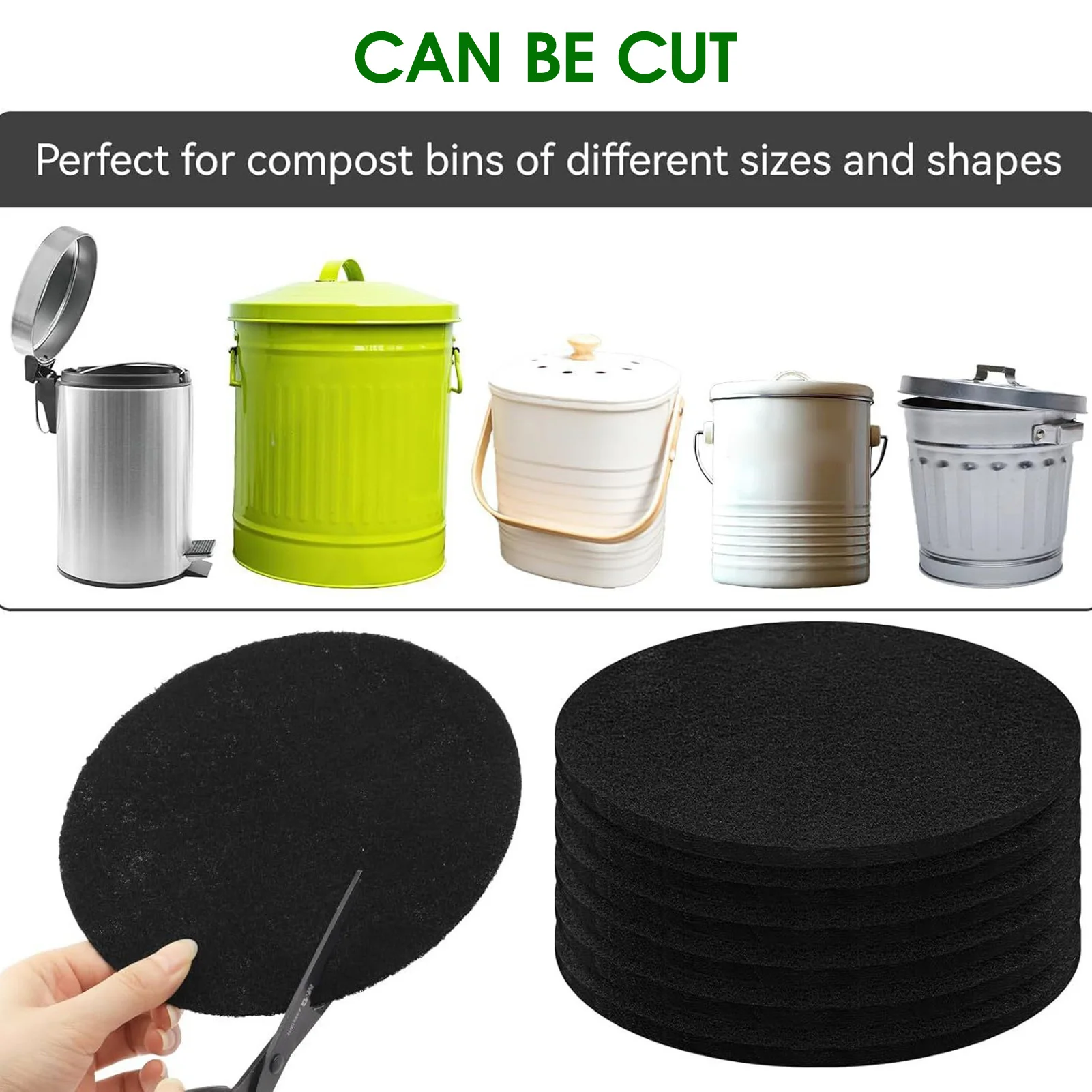 12 Pack Replacement Odor Absorbing Filter For Activated Charcoal - View #5